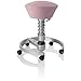 Produktbild aeris swopper LIVING mit Filz-Optik-Bezug - rose | Titan | Fußring mit Rollen