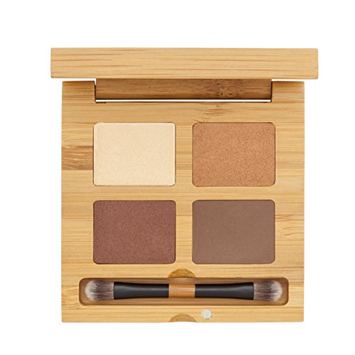 Antonym Cosmetics Ecocert Certified Eyeshadow Quattro, Noisette, Brown by Antonym Cosmetics