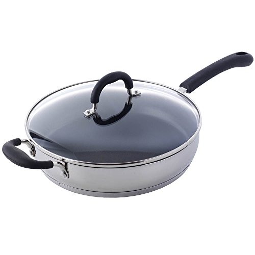 ProCook Gourmet Steel Induction Saute Pan & Lid 28cm / 3.7L