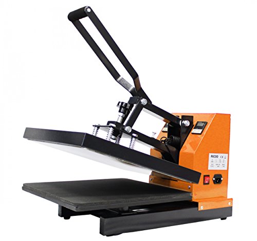 Transferpresse Ricoo T 438 Druckfläche: 38x38cm T-Shirtpresse Thermopresse Textilpresse Bügelpresse für Flockfolien Flexfolien +++ Sublimationspresse