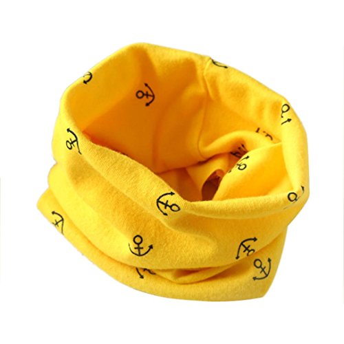 Tefamore O Invierno De Las Muchachas De Las Bufandas De Cuello Collar Del Bebé PañUelo De AlgodóN O De Anillo (Amarillo 3)