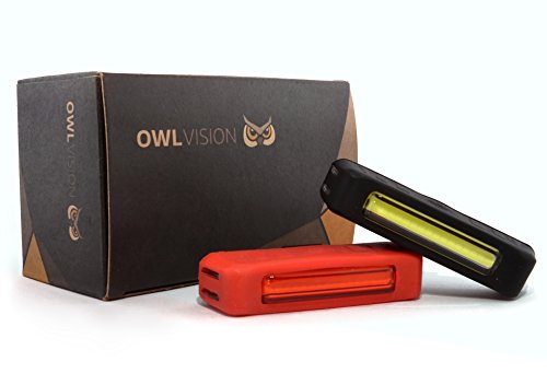 OWL VISION Lightbar - Beleuchtungsset TYTO mit USB Ladefunktion - ultra kompaktes LED Sicherheitslampen Set
