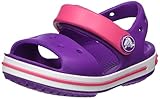  Crocs Crocband Sandal Kids, Sandalias Unisex Niños, Morado (Amethyst/Paradise Pink), 19/20 EU