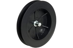 IdeaGenesis - Disco Persiana con espiga para Cintas de 14mm | Polea de Persianas para ejes 40mm | Disco con Espiga Metálica | Recambios y repuestos (Cinta 14mm con espiga, 120X40)