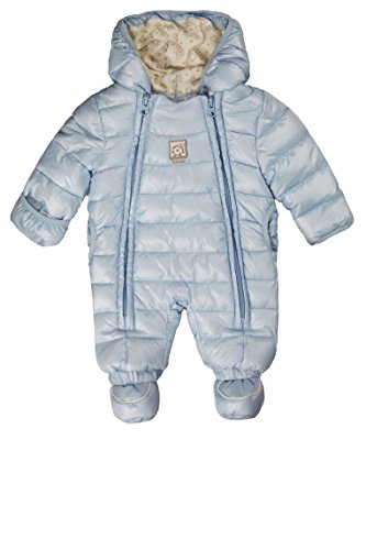 Kanz Unisex Baby Schneeanzug m. Kapuze 0003531 Hooded Long Sleeve Snowsuit, Blue (skyway Blue 3018), 12-18 Months (Manufacturer size: 86)