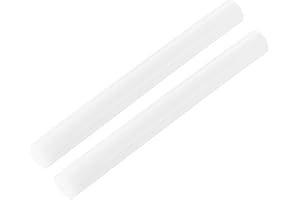 QUARKZMAN ABS plaststavar, diameter 20 mm längd 200 mm vit 2 stycken