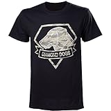  Metal Gear Solid V Diamond Dogs Army Men\'s T-Shirt, Black (tslv0011mgs-s) Camiseta, Negro, Small para Hombre