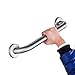 Produktbild polieren Badezimmerschienen Badezimmerhandläufe aus Satin Anti-Rutsch-Griff Gerade Armlehnen für Dusch-WC Sicherheitsarmlehne aus Edelstahl 304 Barrierefreier Handlauf Antibakteriell Anti-Rutsch   Geländer ( Color : A Satin , Size : 58CM )