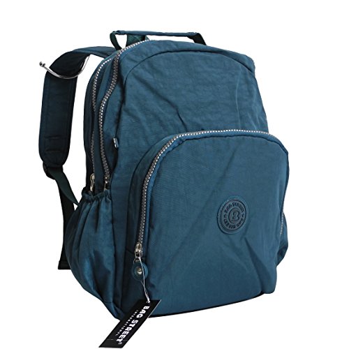 Bag Street -präsentiert von ZMOKA® , Zaino Casual  Unisex adulto, blu (Turchese) - 0