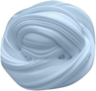 Fluffy Floam Slime Stress Relief Scented Sludge Toy Super Soft and Non-sticky for Kids &amp; Adults(Light Blue)