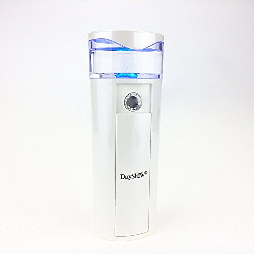 Preisvergleich Produktbild Handgehalten Nano Cool Mist Gesichtsspray mit 2600mAh Power Bank für Feuchtigkeitsspendende, Makeup & Hautpflege (Perlweiss)