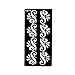 6 Sheets Wrist Body Art Henna Tattoo Stencil Flower Pattern Bracelet Design Women Makeup Party Gift
