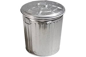 Linea Garden Friend Bidone 80 Litri Zincato