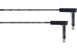 CORDIAL Kabel płaski do gitary jack kątowy 60 cm