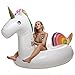Price comparison product image LOVE-BABY® Giant Inflatable Unicorn Floats, Best Cheapest Large Swimming Pool Inflatable River Floats, 2 Person River Raft of Lounge Pool for Adults, Inflatable Raft Boats Kayak, Floating Ride on Unicorn, Lounge Chair