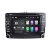 Produktbild 7 Zoll 2 Din Quad Core Android 7.1 Autoradio für VW Magotan Scirocco Amarok Caddy Passat Sagitar Golf Tiguan Touran Jetta Skoda Seat CC Polo(2006-2012) DAB+ Radio 16G Flash 2G DDR3 RAM