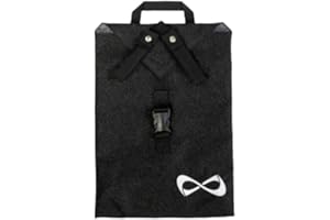 Nfinity Schwarze glitzernde Uniformer: Cheer Uniform Organizer-Tasche, leichte Aufbewahrung, reisebereit mit Reißverschluss, wasserabweisend