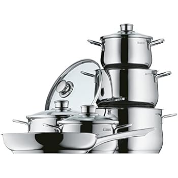 WMF Diadem Plus Topfset, 6-teilig, mit Glasdeckel