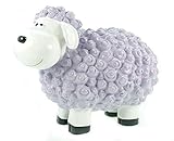 keramik schaf skulptur Handbemalt Unbekannt Lustiges Schaf Pastell lila 32 cm Figur Garten Gartenfigur Schafe Bauernhof Tiere