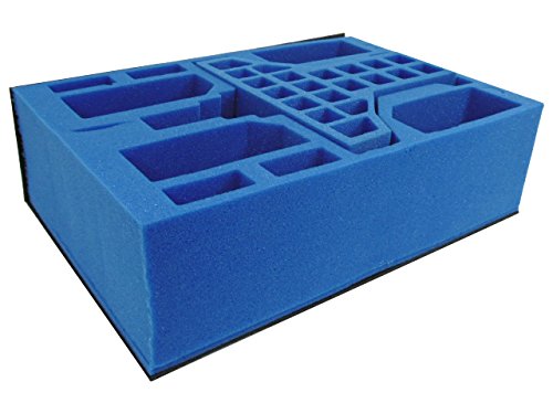 KRMulticase Tray: Valkyrie or Vendetta or Vulture, Flight stand, 4 Chimera/Leman Russ and 20 troops (20 troops fit in insert tray which sits above the Valkyrie)