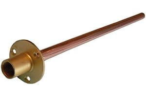 PRIMAFLOW 1/2" Wallplate with 15mm Copper Tail x 600mm