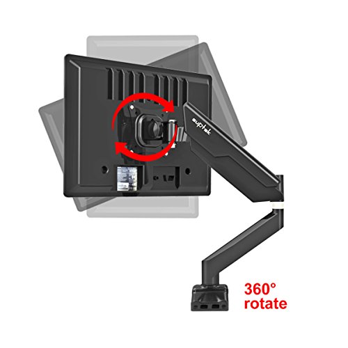 Monitor-Tischhalter MD7 Fuer Bildschirm, Monitor 17″-27″, 360° drehbar, schwankbar, hoehe stellbar - 5