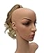 New Style Sweet Short Curly Pony Tail Hair Extension (Claw Grip) (Ash Blonde Mix)