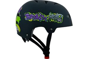 ‎BROKEN HEAD Broken Head - Skaterhelm und Fahrradhelm - für MTB, BMX, Skates und Skateboard - Größenverstellbar