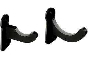 UPOSAO 2PCS Baseball Bat Display Case, Baseball Bat Hanger Holder Wall Mount Horizontal Showing Hanger Baseball Bat Case for Baseball, Softball, Hockey Stick