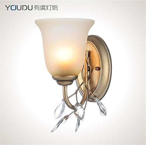 ShengYe Modern Vintage Sconce Wall Light Wall Lamp Crystal wall lamp antique garden wall lamp bedside lamp bedroom stairs wall lamp bathroom mirror front wall lamp (150 * 300mm)
