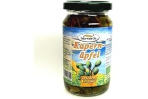 BIOVERDE Isana, Kapern-Äpfel im Essig-Sud (ATG 95g) , 180g