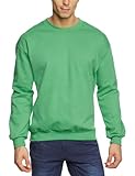 Anvil - Sudadera regular fit con cuello redondo de manga larga para hombre, talla 54/56, color verde (gap green apple)