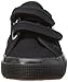 Superga 2750 Jvel Classic, Unisex-Child Low-Top Trainers, Full Black, 9.5 Child UK
