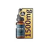 Full Spectrum Hemp Oil Drops 15% 1500mg 10ml | Raw Hemp Extract |Strong High Quality| Organic and Natural | Anti-inflammatory | Relief From Stress, Anxiety and Pain | suitable for Vegans & Vegetarians