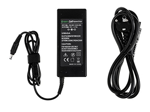 Green Cell® Netzteil / Ladegerät inkl. Stromkabel für Notebook / Laptop Samsung NP-R730-JS05BE (Ausgangsspannung: 19V 4.74A 90W, Steckermaße: 5.5-3.0mm mit Stift nach innen) - 4