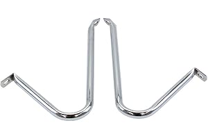 CITOMERX Sturzbügel Schutzbügel links + rechts chrom kompatibel mit Hercules Prima M 2 3 4 5 Optima P3 HR1 HR2 MF3 MP2 MP4