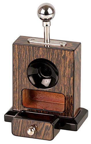 Table cigar cutter with drawer ironwood design