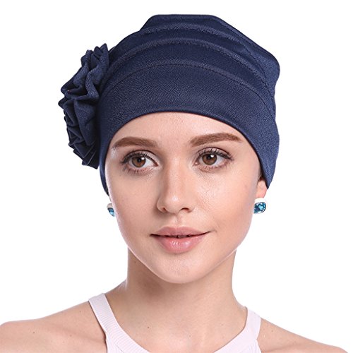 Soft Sleep Turban Headwear Hat 