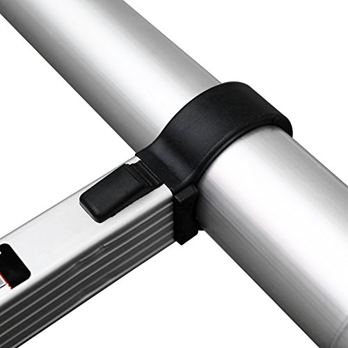 FEMOR 3.8M Alu Teleskopleiter Anlegeleiter Aluleiter Sprossenleiter Schiebeleiter - 5