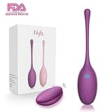 Kegel Exercise Balls Weights AL'OFA Ben Wa Ball for Tightening Pelvic Floor Bladder Exerciser with Remote, Purple