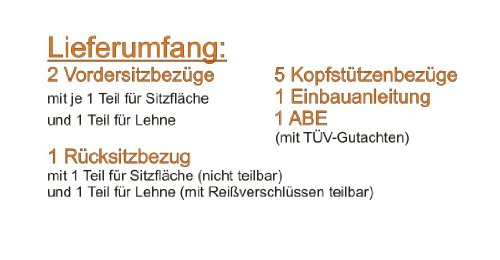 Universal Sitzbezug Schonbezug SPEED UP rot für Volvo 340 343 344 345 360 C70 S40 S60 S70 V40 V50 V70 - 3