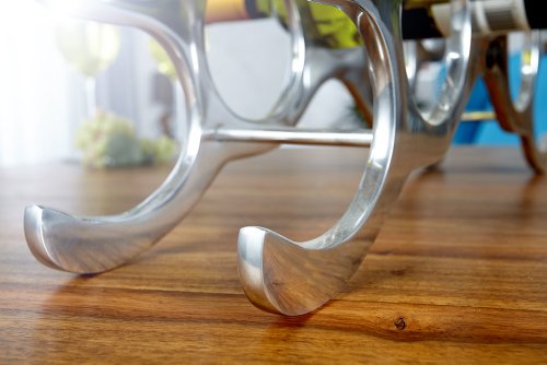 Design Accessoire Alu Weinregal fuer 10 Flaschen - 6