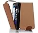 Produktbild Blackberry Z10 Flip Hülle in BRAUN von Cadorabo - Handyhülle in Kunstleder für Blackberry Z10 Case Cover Schutzhülle Etui Tasche in COGNAC BRAUN