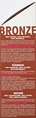 SANTE Naturkosmetik Pflanzen-Haarfarbe Pulver bronze (100 g) - 6