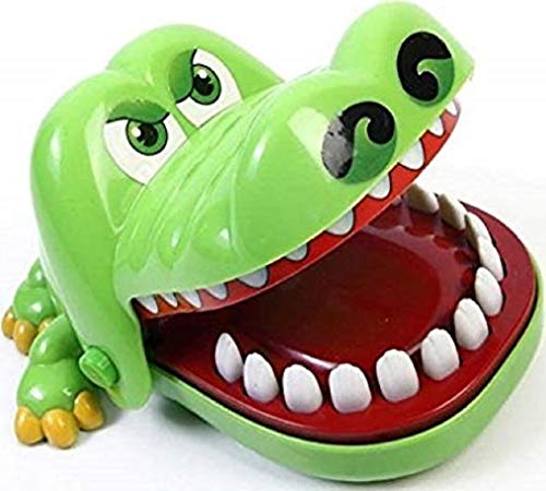 Preisvergleich Produktbild Krokodil Spiel Crocodile Dentist KAYMAN Geschicklichkeitsspiel Kroko Doc Aktionsspiel Partyspiel Gesellschaftsspiel Zahnarzt Dog Reflex Game Familienspiel