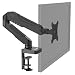 Produktbild SLYPNOS Monitor Tischhalterung Monitorhalter Standfuß Neigbar mit C- Klemme und Gasdruckfeder 360°Drehbar für 15”-27” LCD LED TV Bildschirme Flachbildschirm (1 Monitor)