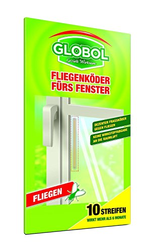 Globol Fliegenköder für Fenster 10 Streifen, 5 Packungen - 2