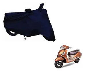 Auto Hub Waterproof Bike Body Cover for TVS Jupiter - Navy