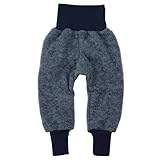 wollfleece hose Made in Baden-Württemberg Cosilana Hose Woll-Fleece, Größe 50/56, Farbe Marine melange - Vertrieb nur durch Wollbody®