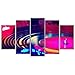 Produktbild Foagge Wandkunst Leinwand Hd Drucke Malerei 5 Stücke Dj Musikinstrument Plattenspieler Poster Wohnkultur Dj Drehen Tisch Bilder